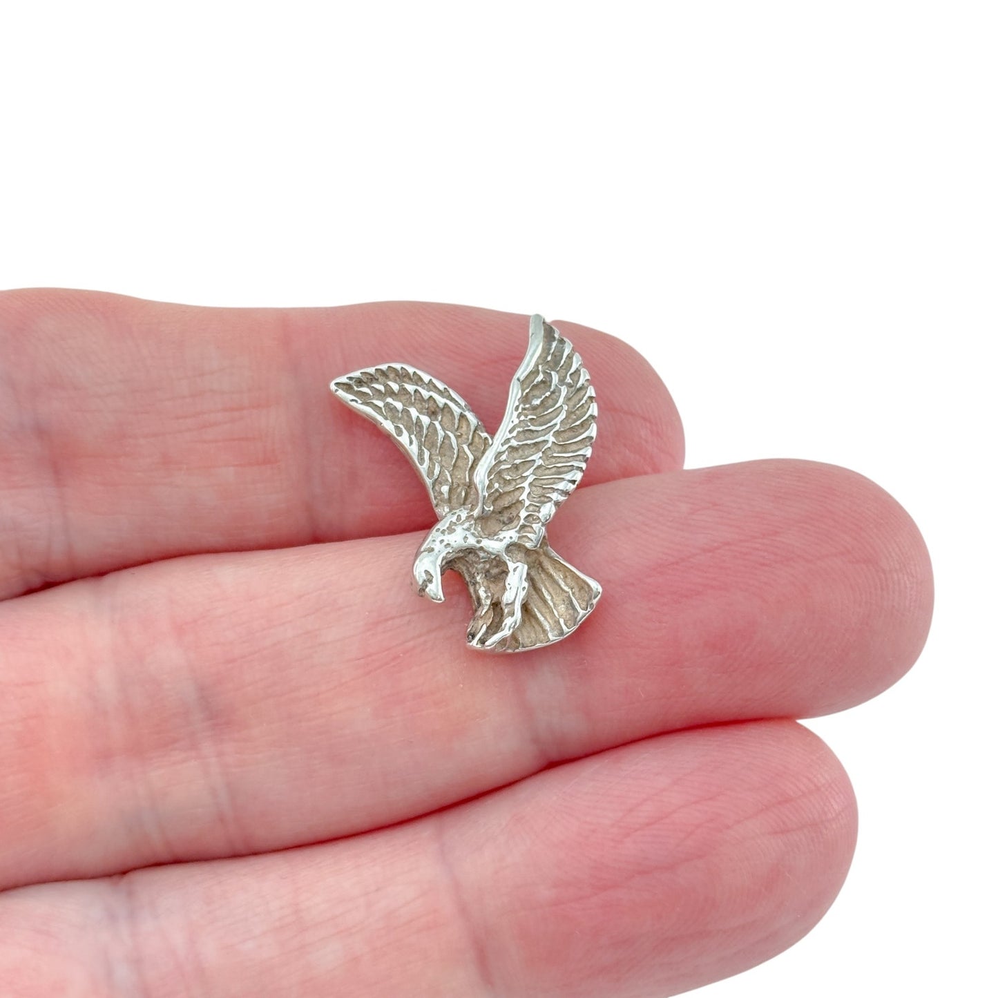 Vintage Sterling Silver 925 Eagle Pendant