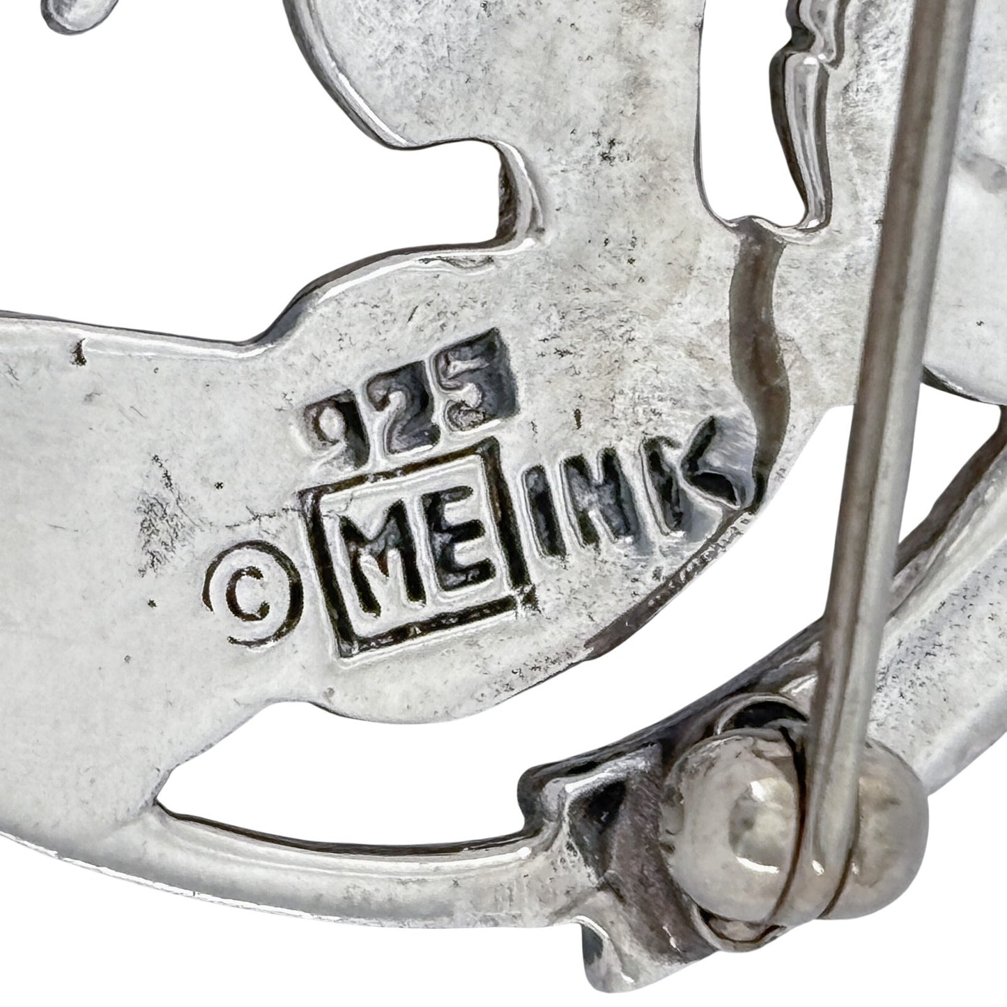 Vintage Sterling Silver 925 Thank A Teacher Brooch