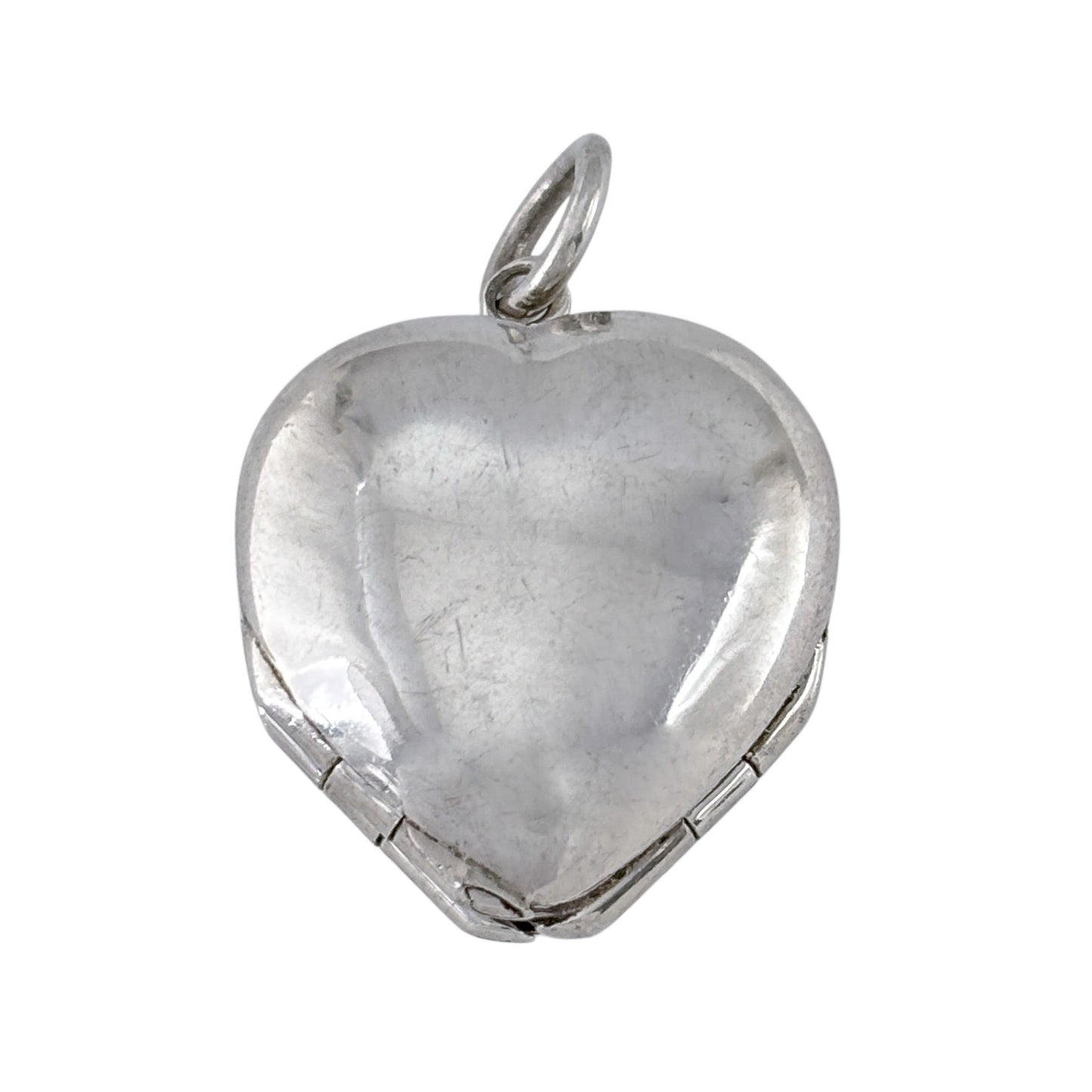 Vintage Sterling Silver 925 Double Heart Locket