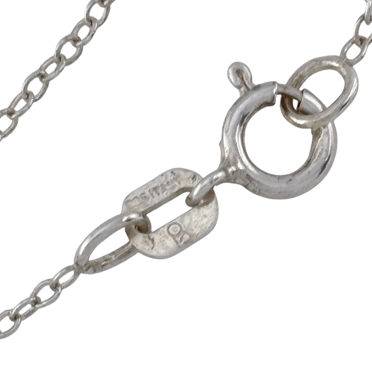 Vintage Italy Sterling Silver 925 Cable Link Chain Necklace 16"