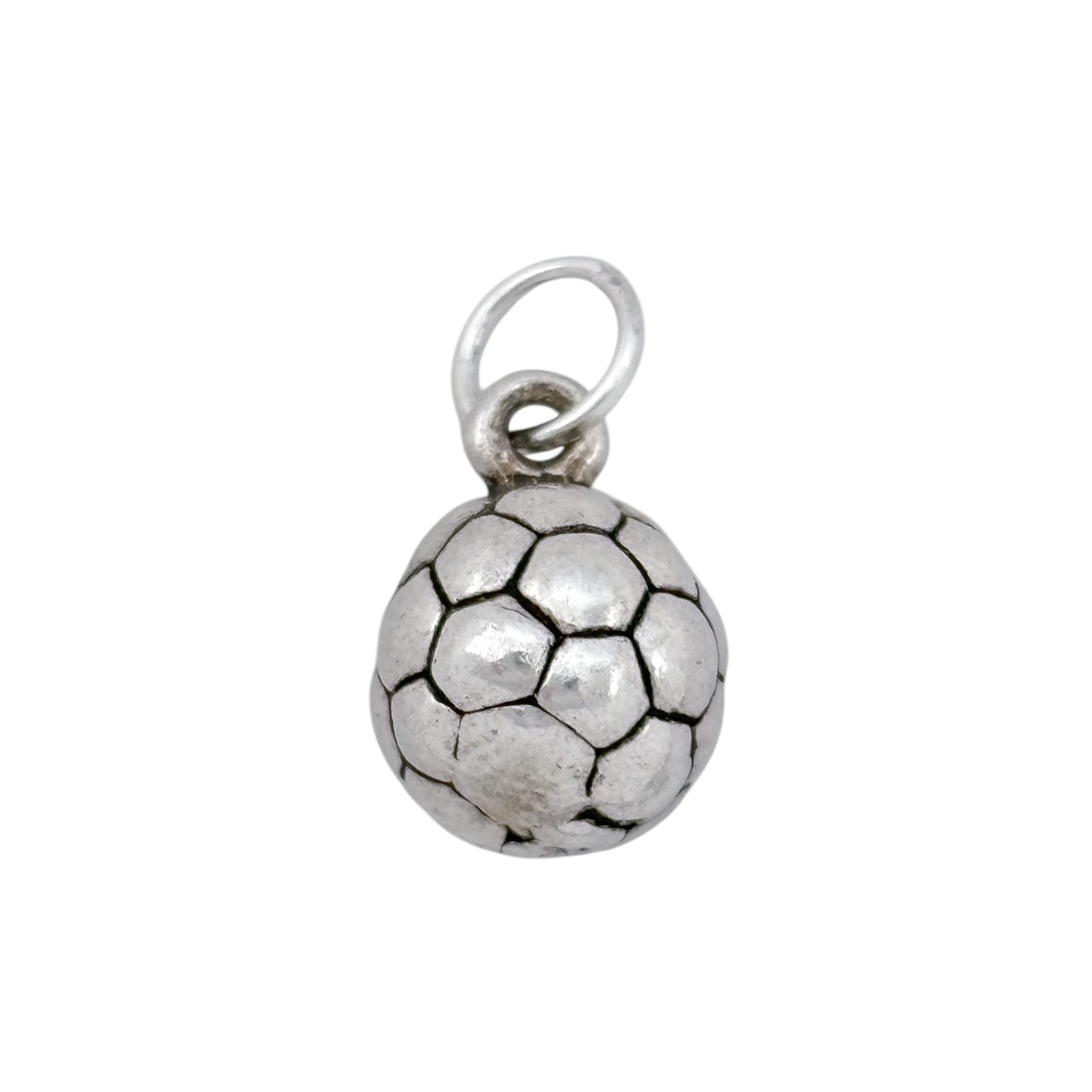 Vintage Sterling Silver 925 Soccer Ball Charm