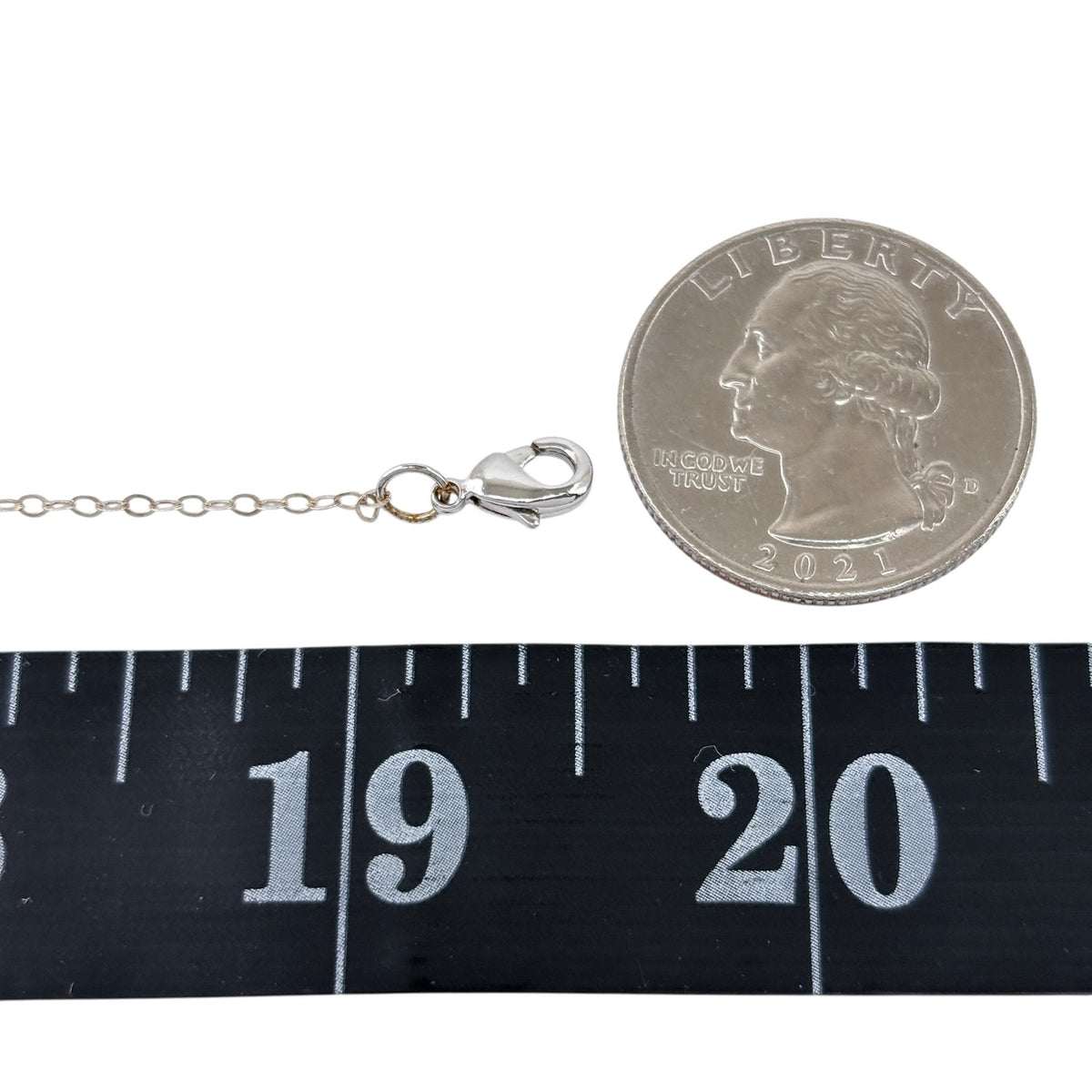 Silver Plated "Dream" Bar Pendant Necklace 19.5"