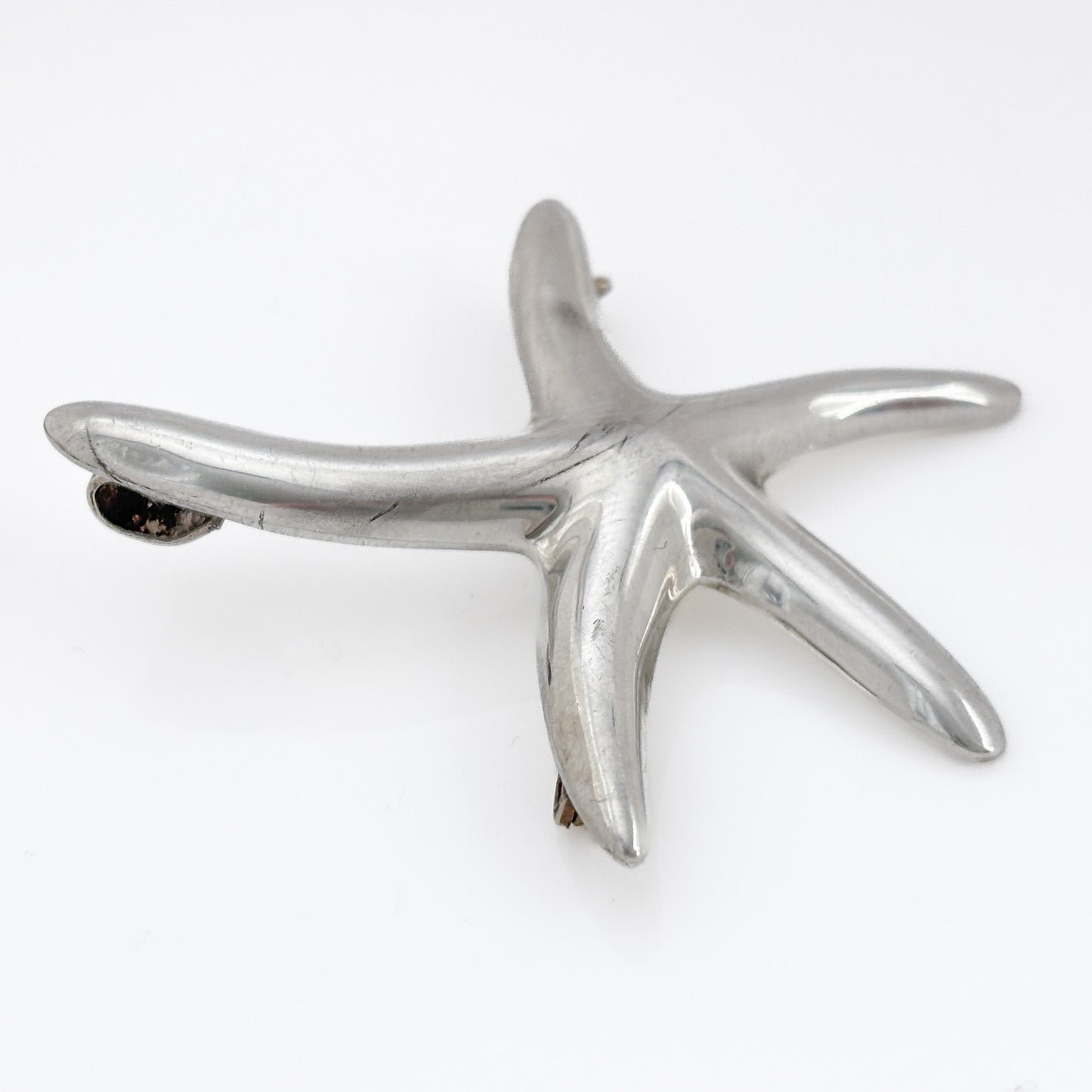 Vintage Sterling Silver 925 Starfish Brooch