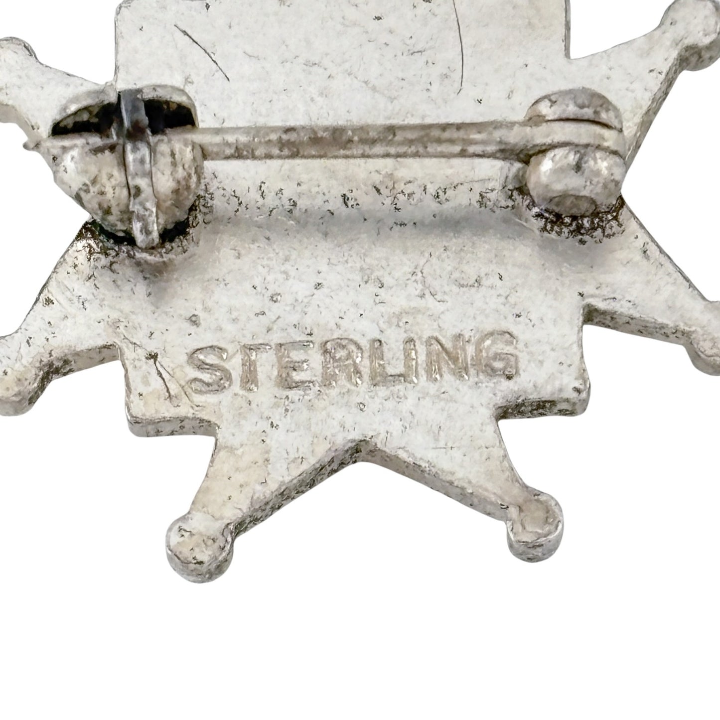 Vintage Sterling Silver 925 Prudential Old Guard POG Star Pin