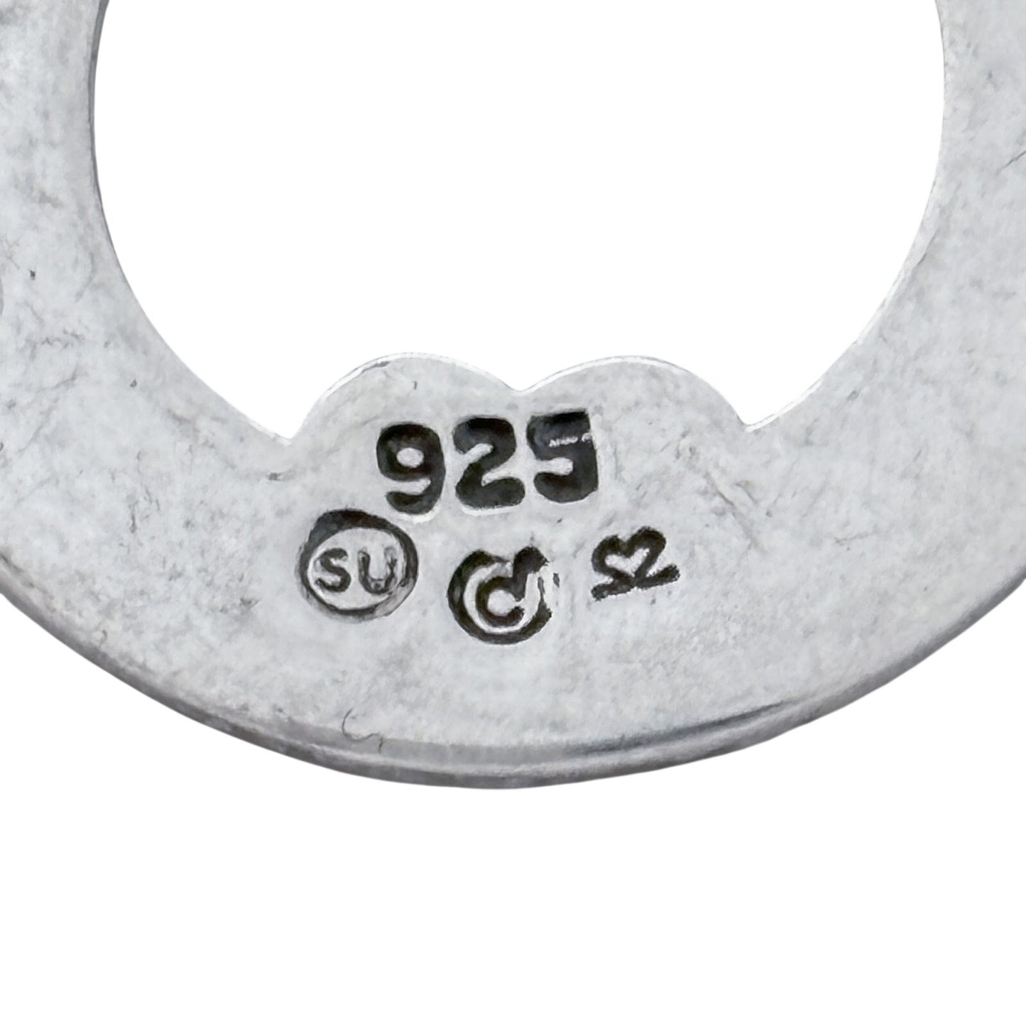 Vintage Sterling Silver 925 Millennium Heart Charm