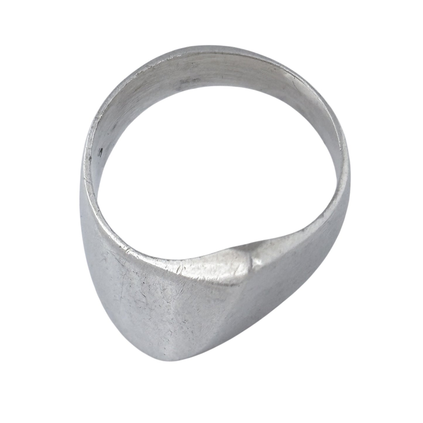 Vintage Sterling Silver 925 Mexico Smooth Geometric Dome Ring Size 7