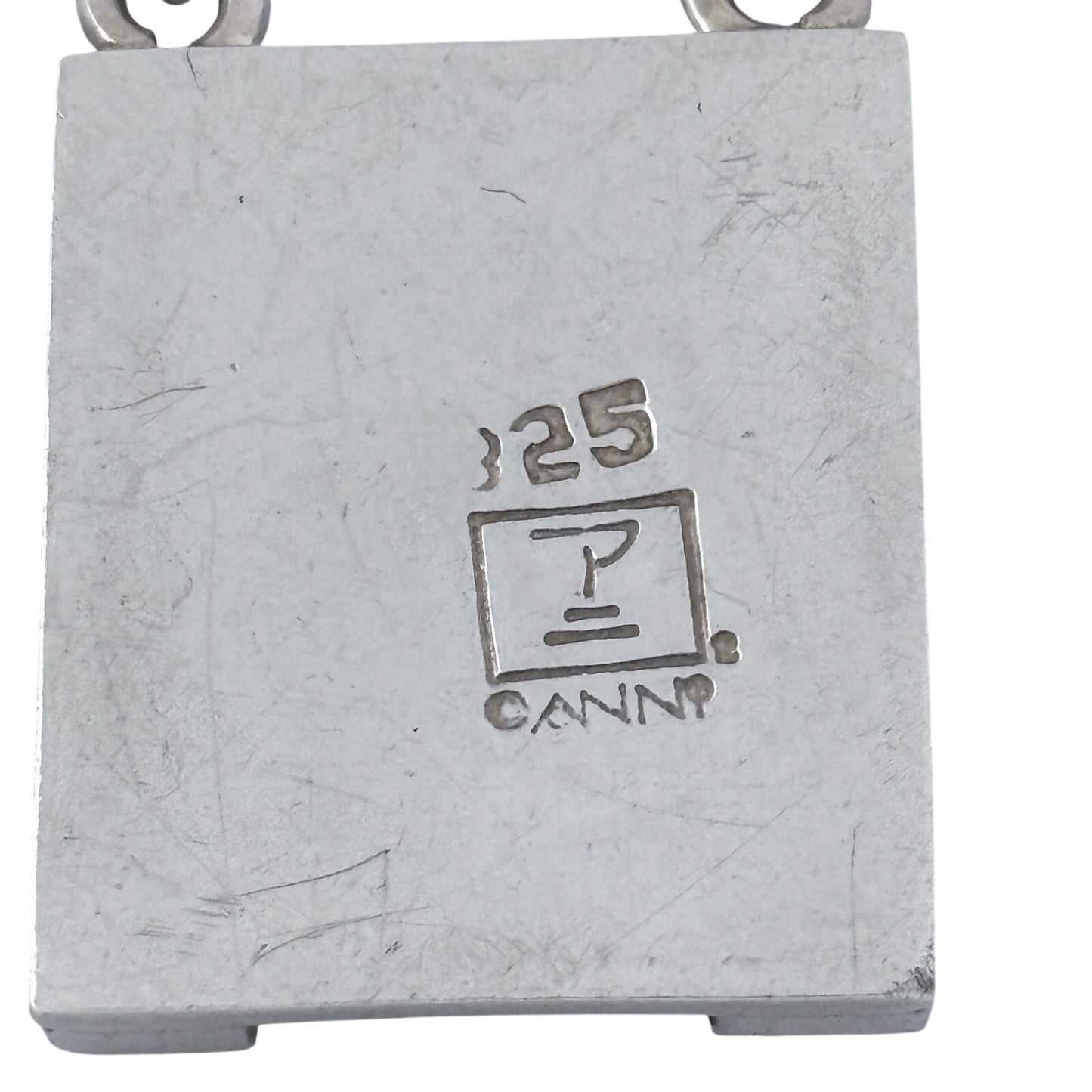 Vintage Sterling Silver 925 XOX Heart Charm Picture Holder