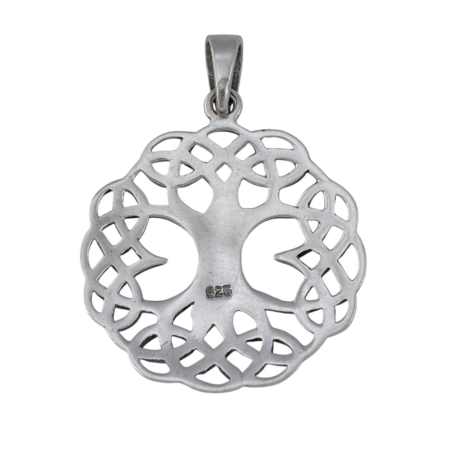 Vintage Sterling Silver 925 Tree of Life Celtic Pendant