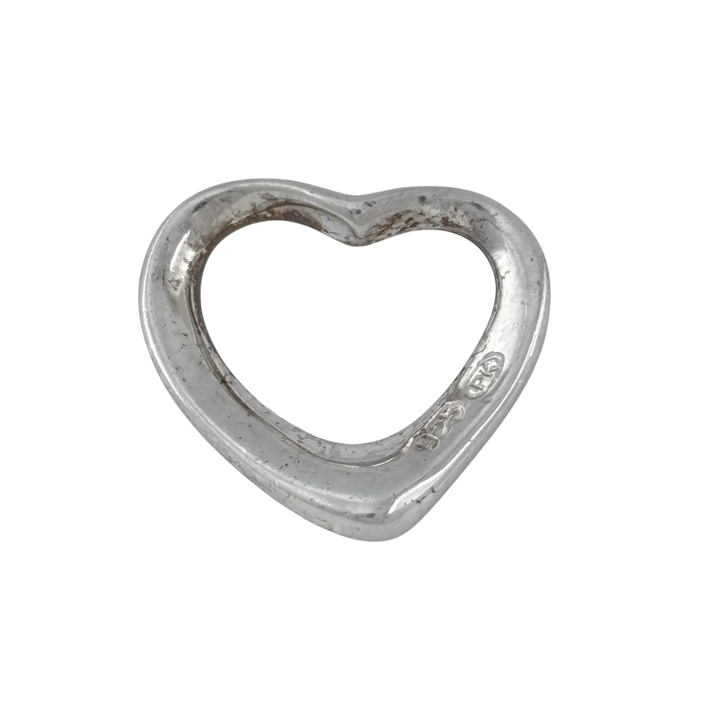 Vintage Sterling Silver 925 Heart Pendant