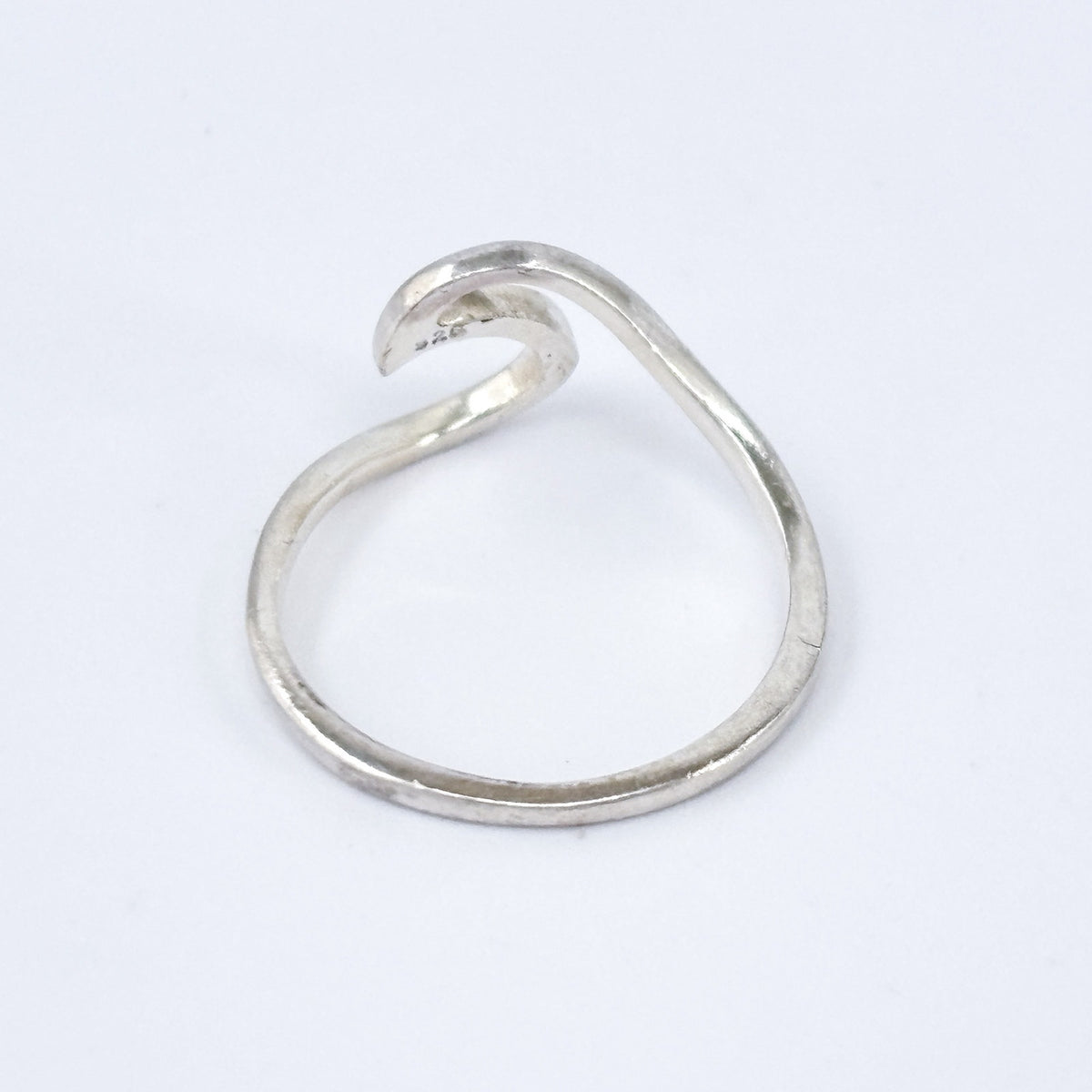 Copied - Vintage Sterling Silver 925 Open Heart Toe Ring Size 5