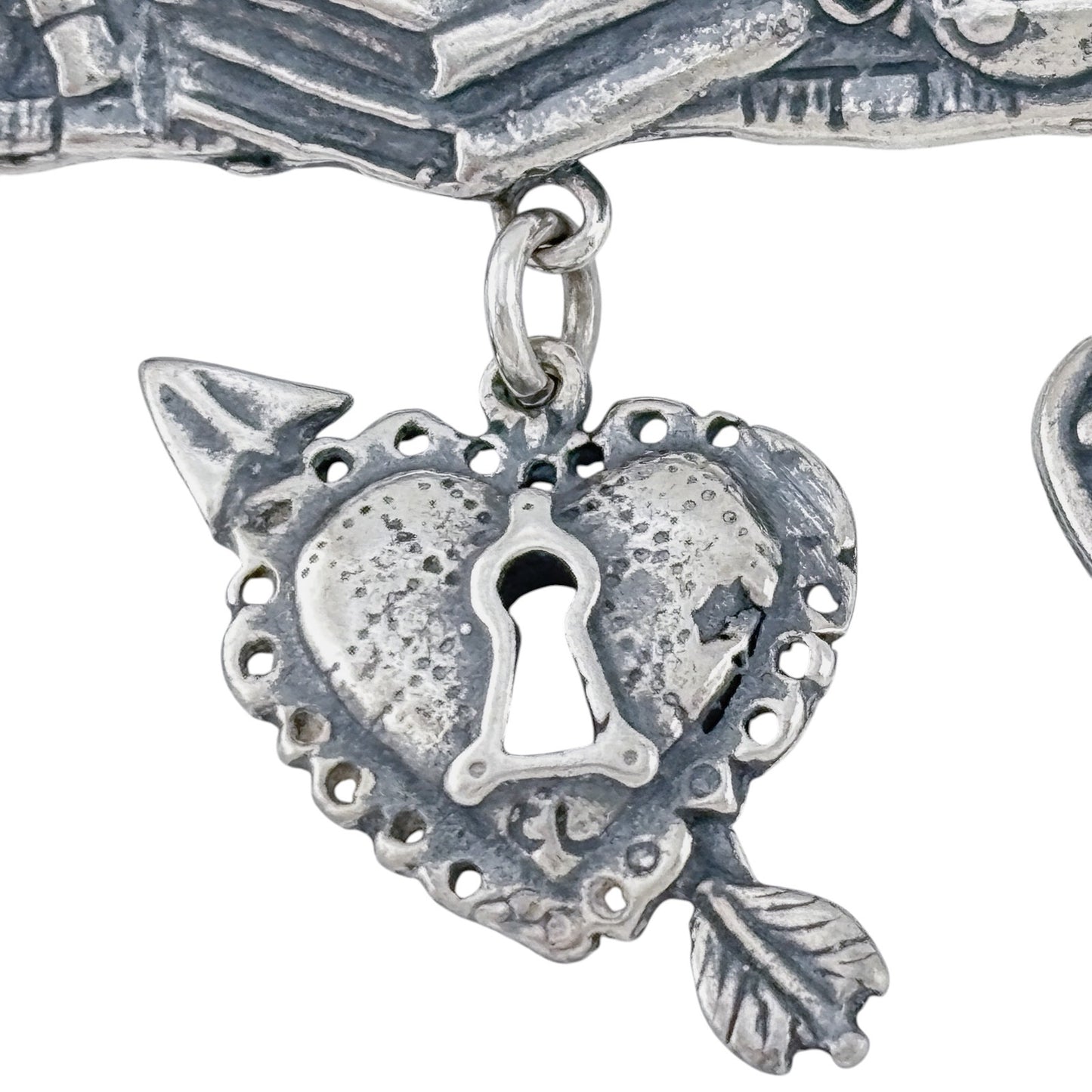 Vintage Sterling Silver 925 Mary Engelbreit Reading Brooch