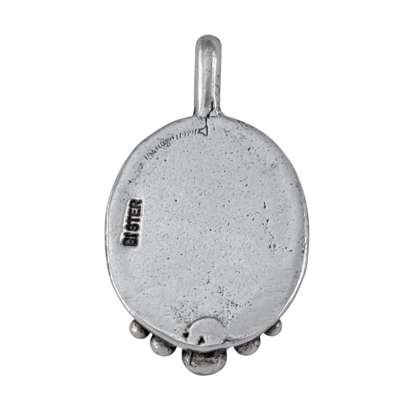 Vintage Sterling Silver 925 Sodalite Pendant