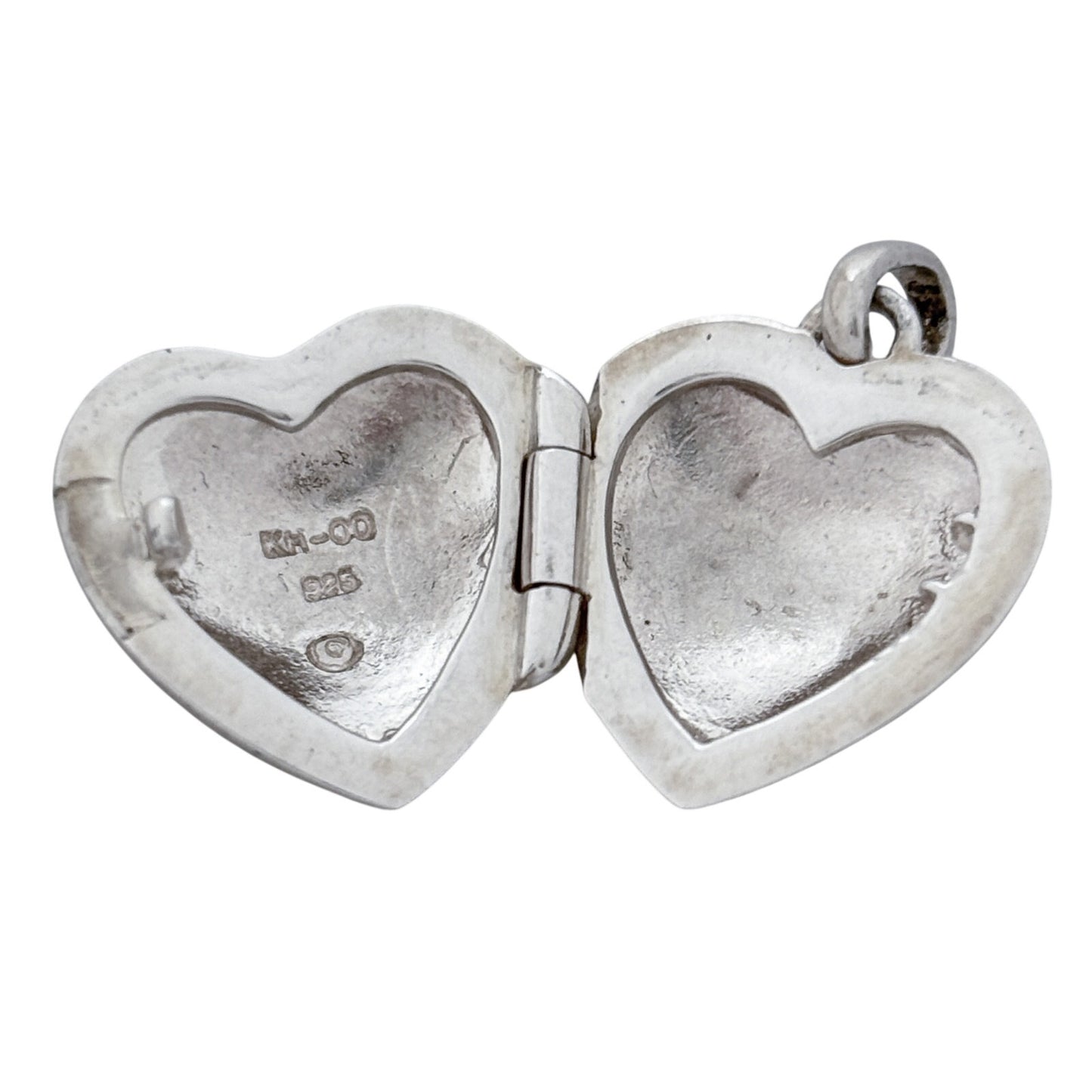 Vintage Sterling Silver 925 Domed Heart Locket