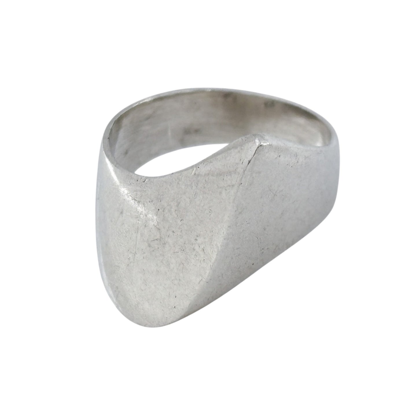 Vintage Sterling Silver 925 Mexico Smooth Geometric Dome Ring Size 7