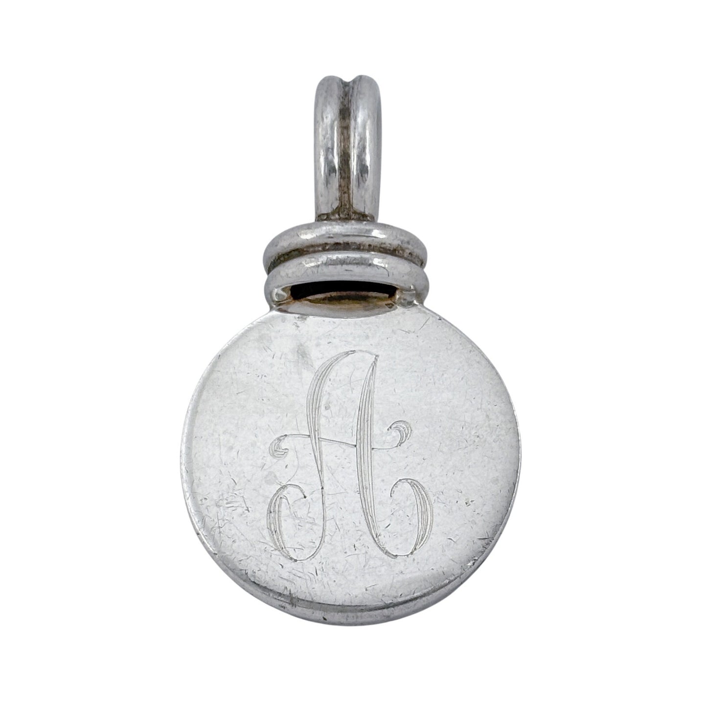 Vintage Sterling Silver 925 Monogram A Pendant