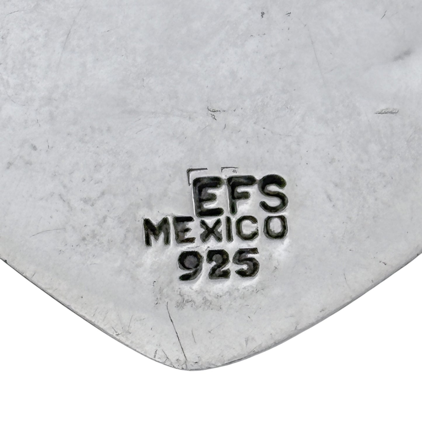 Vintage Mexico EFS Sterling Silver 925 Mommy and Child Heart Pin Brooch