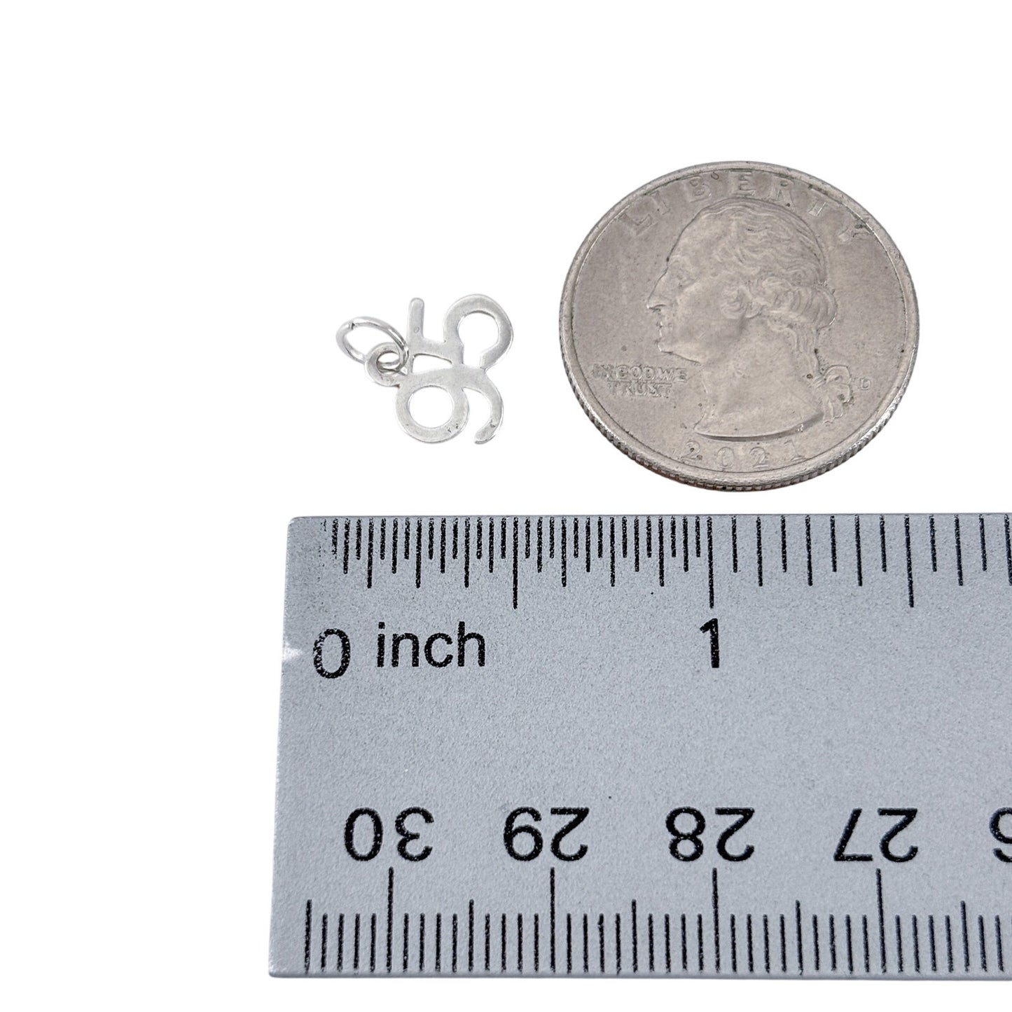 Vintage Sterling Silver 925 Number 95 Charm