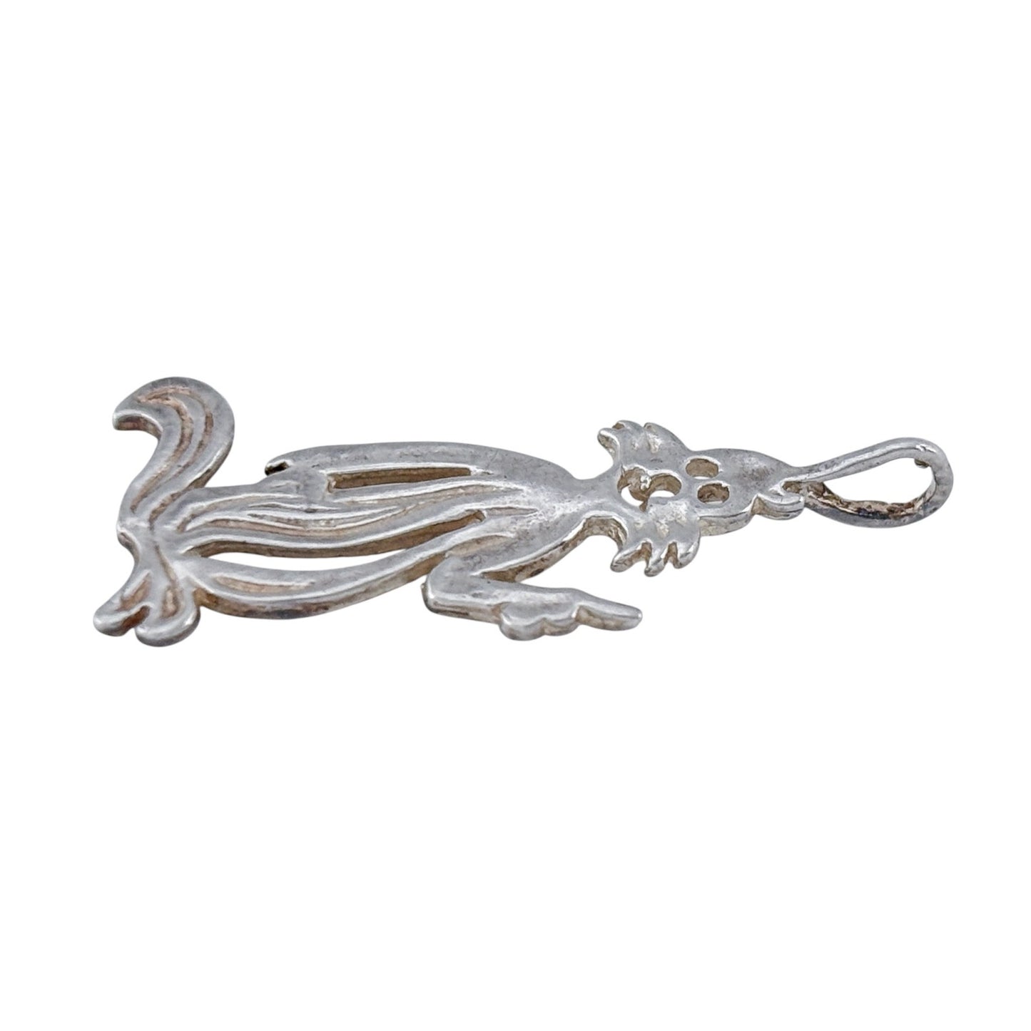 Vintage Sterling Silver 925 Sylvester The Cat Cut-Out Charm