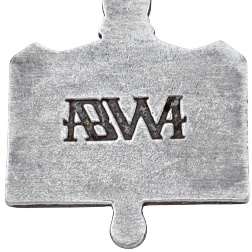 Vintage Sterling Silver 925 ABWA Perfect Attendance Book Charm