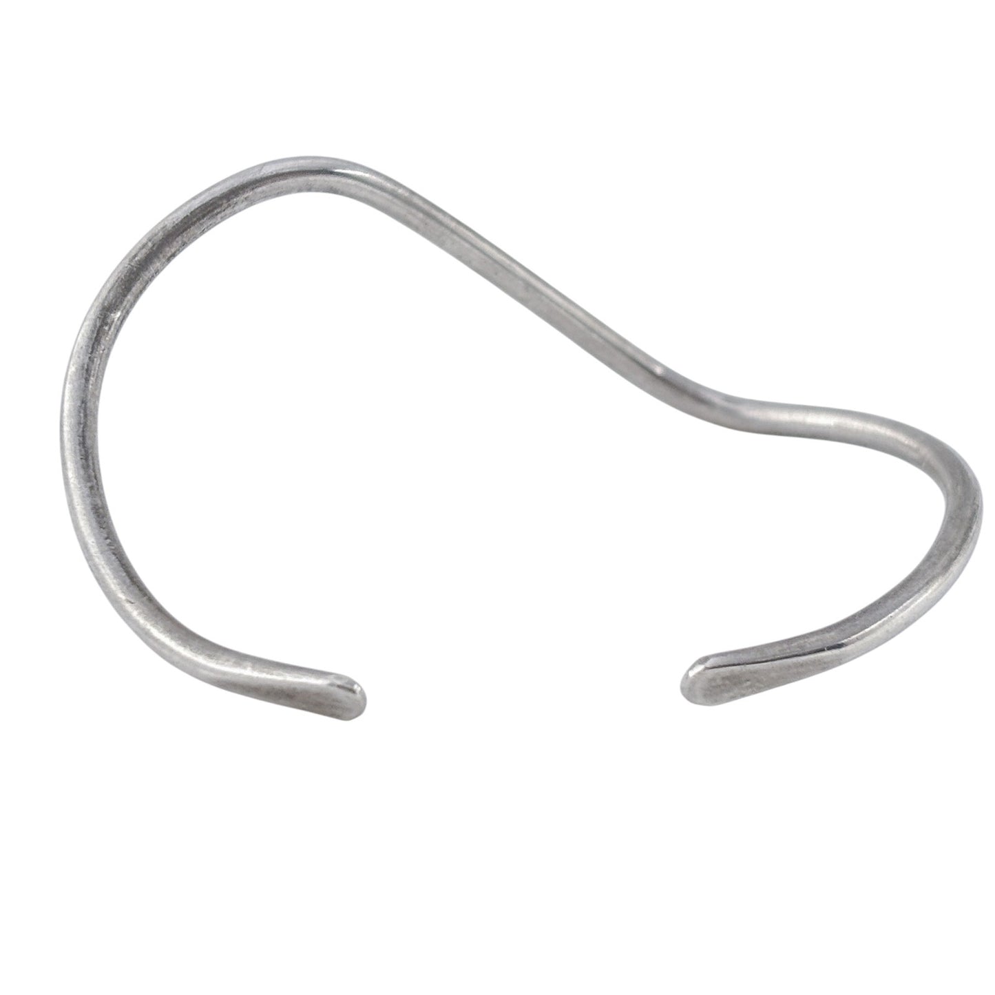 Vintage Sterling Silver 925 Wavy Cuff Bracelet 6"