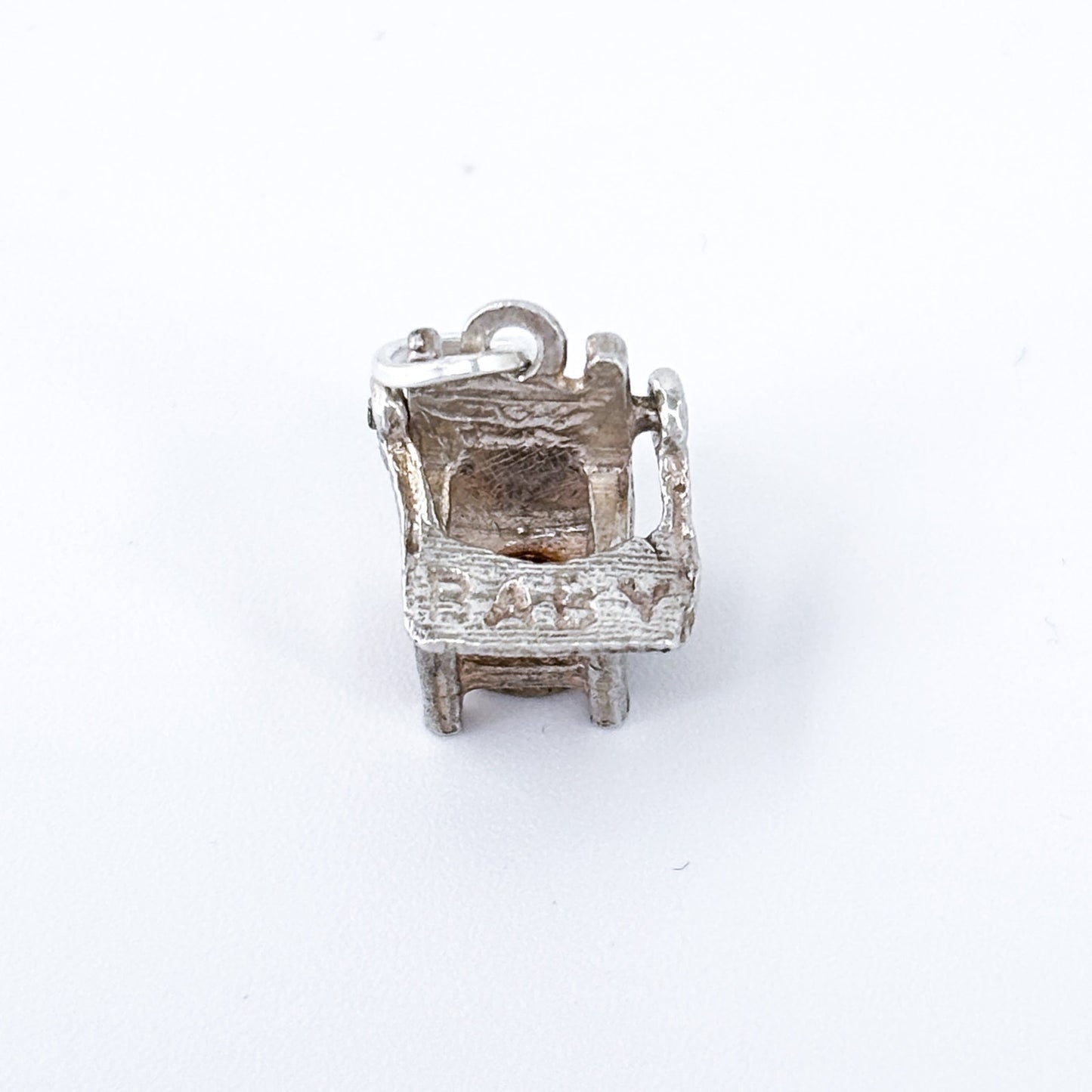 Vintage Sterling Silver 925 Baby High Chair Charm