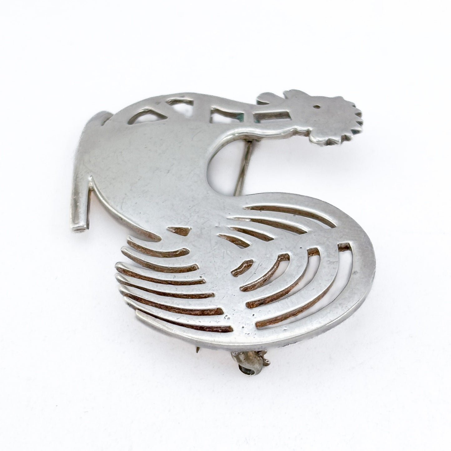 Vintage AARFAC Sterling Silver 925 Rooster Brooch