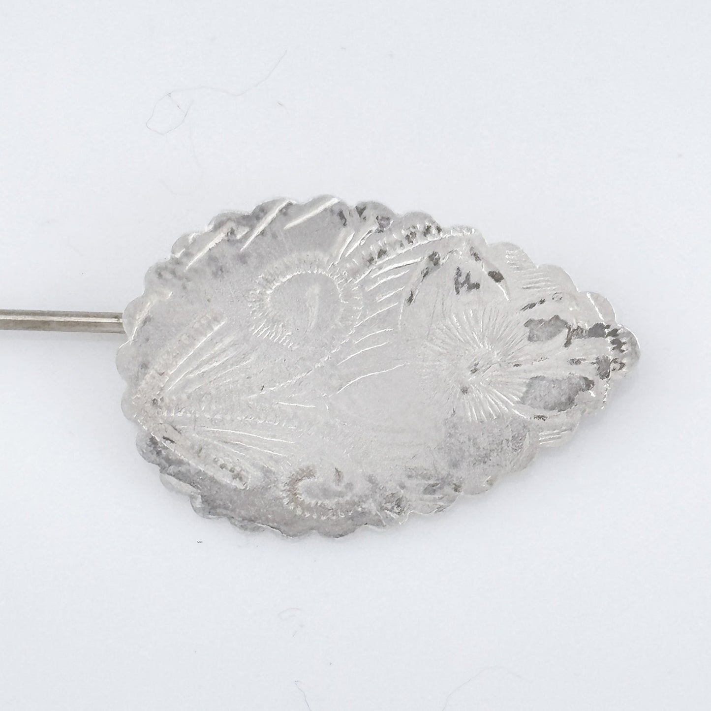 Vintage Sterling Silver 925 Floral Stick Pin