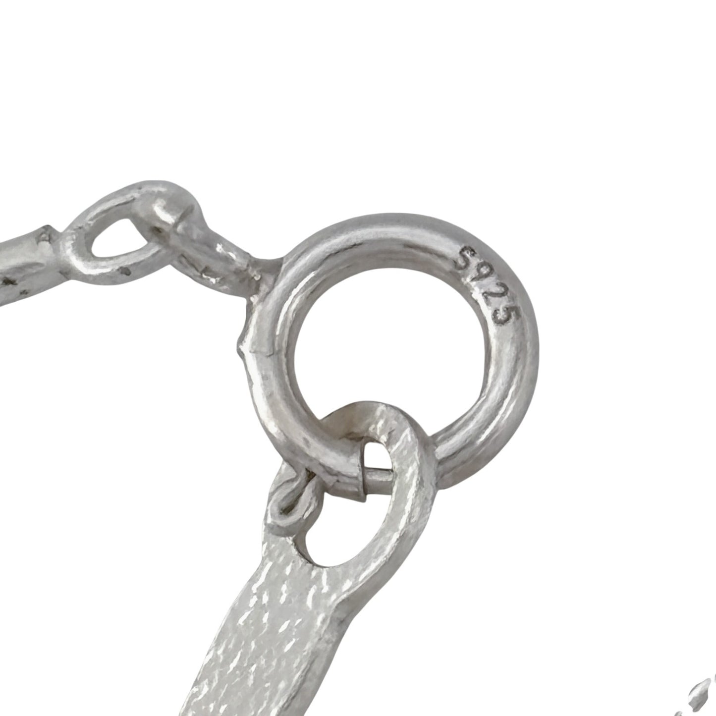 Vintage Sterling Silver 925 Bar Link Bracelet 7"