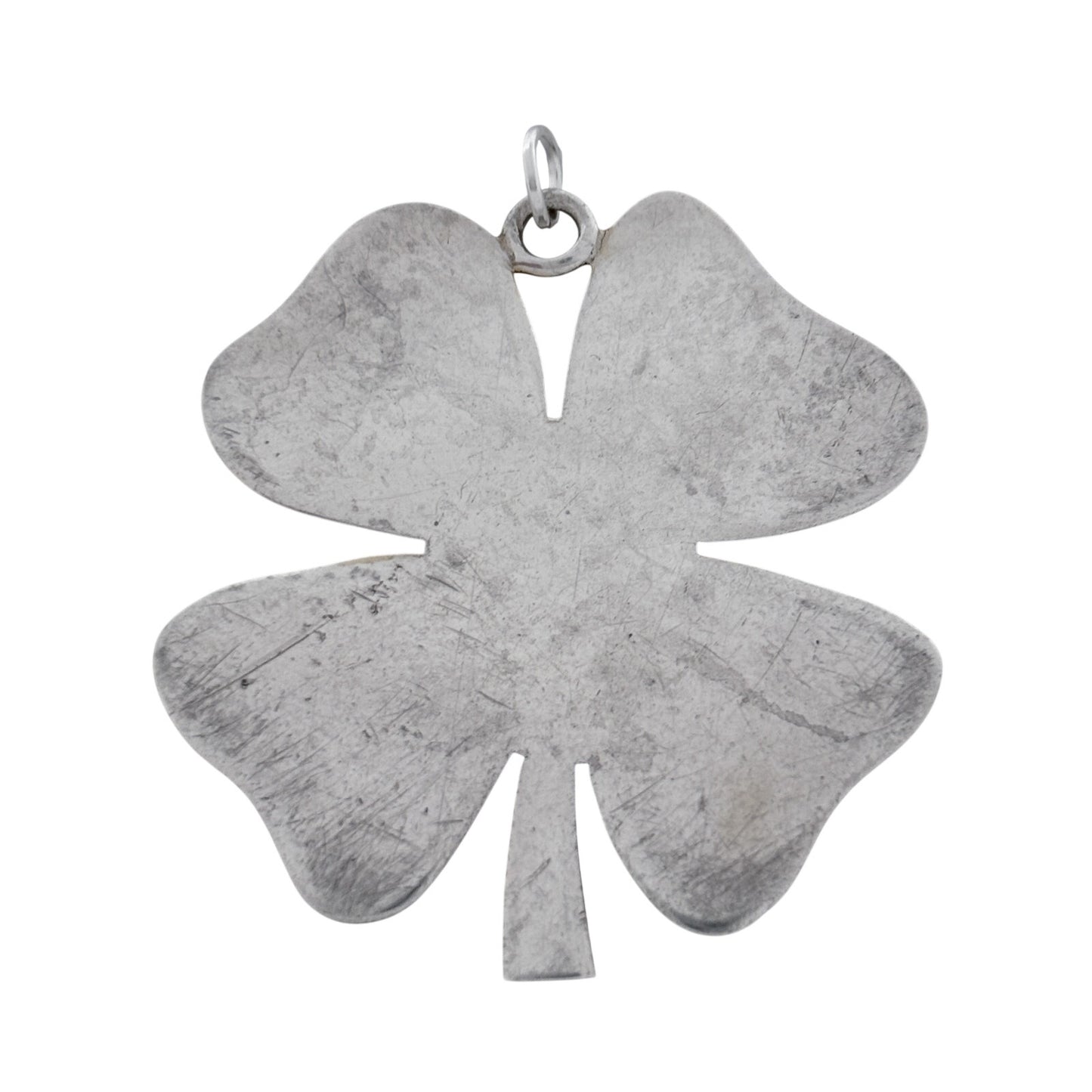 Vintage Sterling Silver 925 Four Leaf Clover Pendant