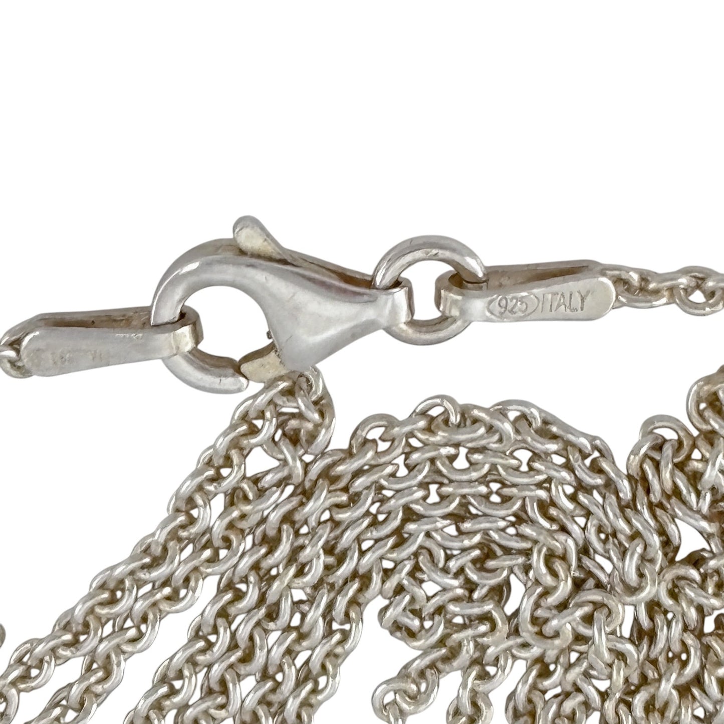 Vintage Italian Sterling Silver 925 Cable Chain Necklace 20"