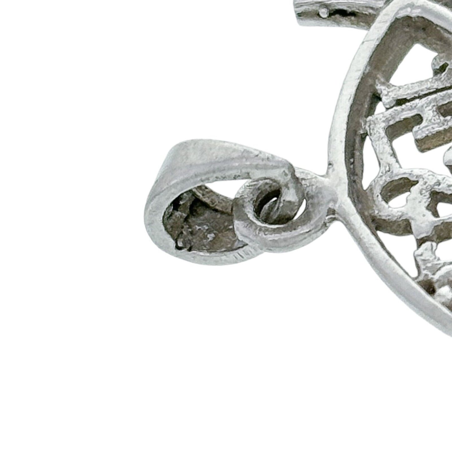 Vintage Sterling Silver 925 Ichthys Jesus Fish Pendant