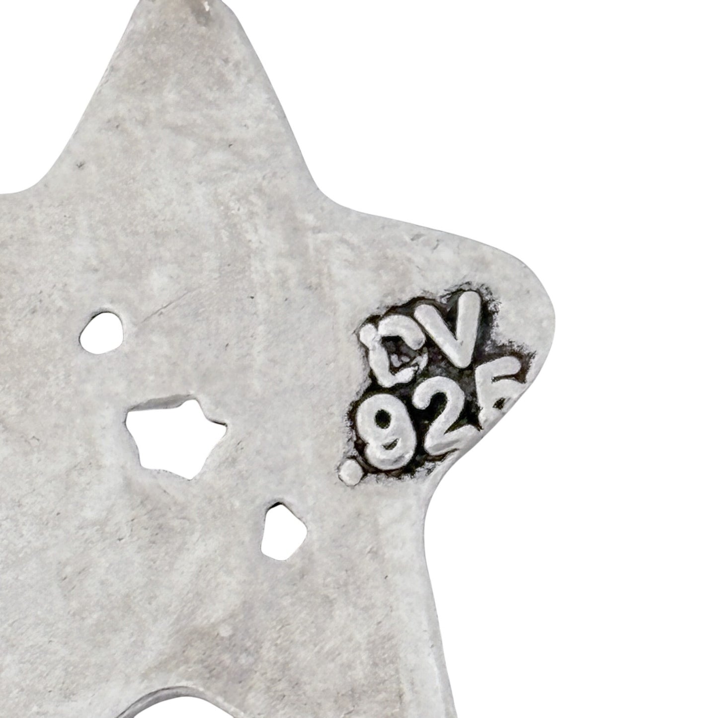 Vintage Sterling Silver 925 Reach for the Stars Pendant