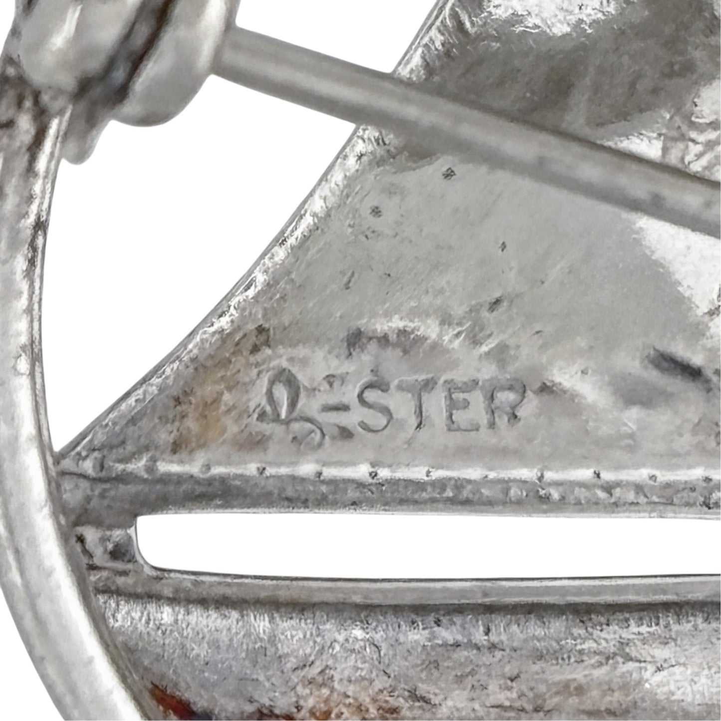 Vintage Sterling Silver 925 Sailboat Brooch
