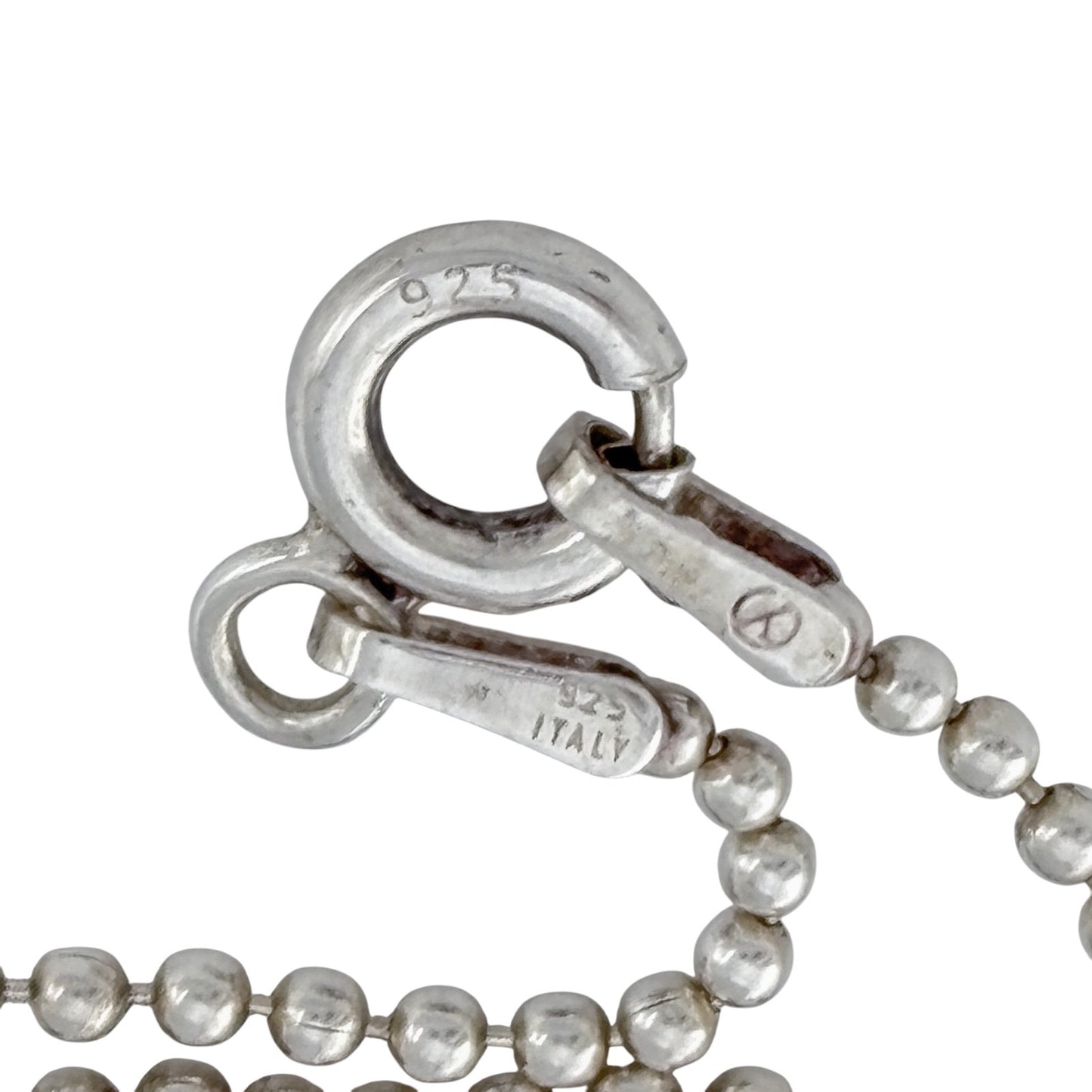 Vintage Sterling Silver 925 Italy “Shannon” Name Necklace 14"