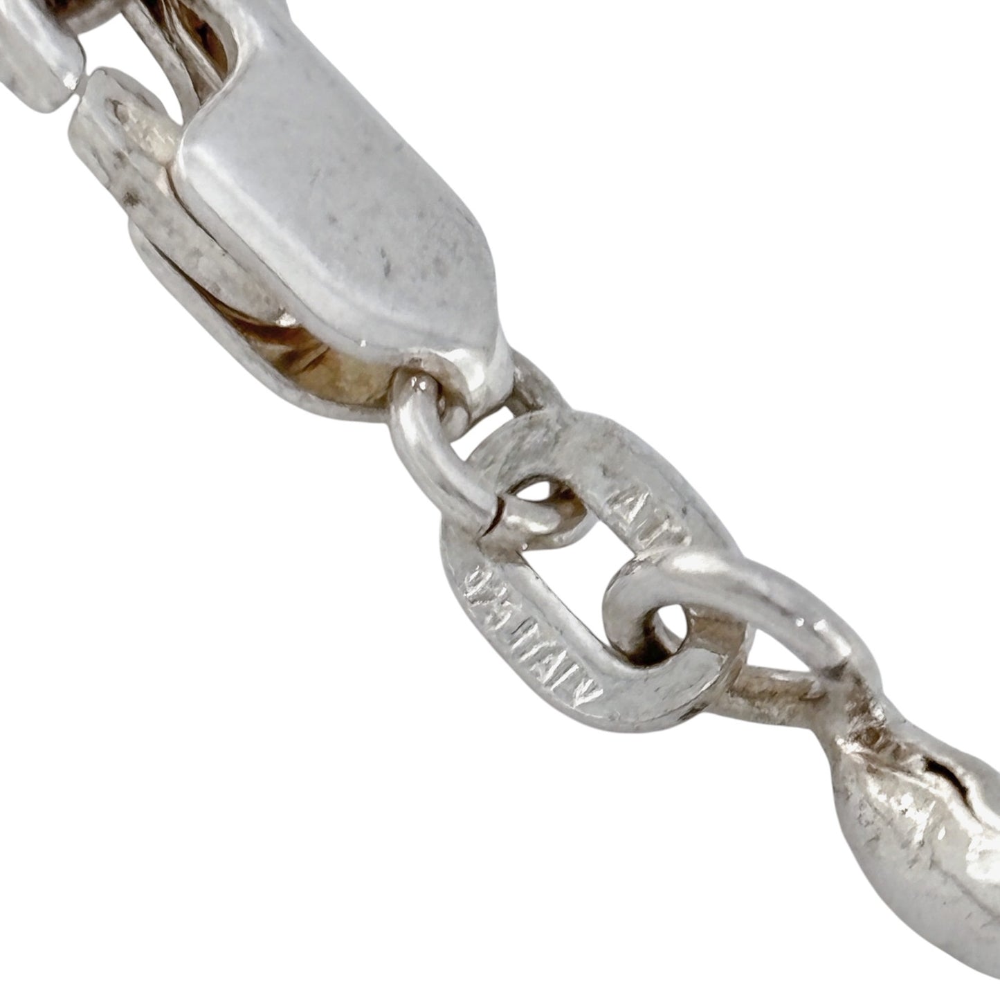 Vintage Sterling Silver 925 San Marco Chain Necklace 18"