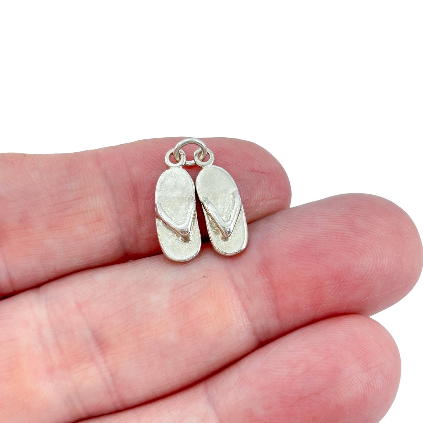 Vintage Sterling Silver 925 Flip Flop Sandal Charm