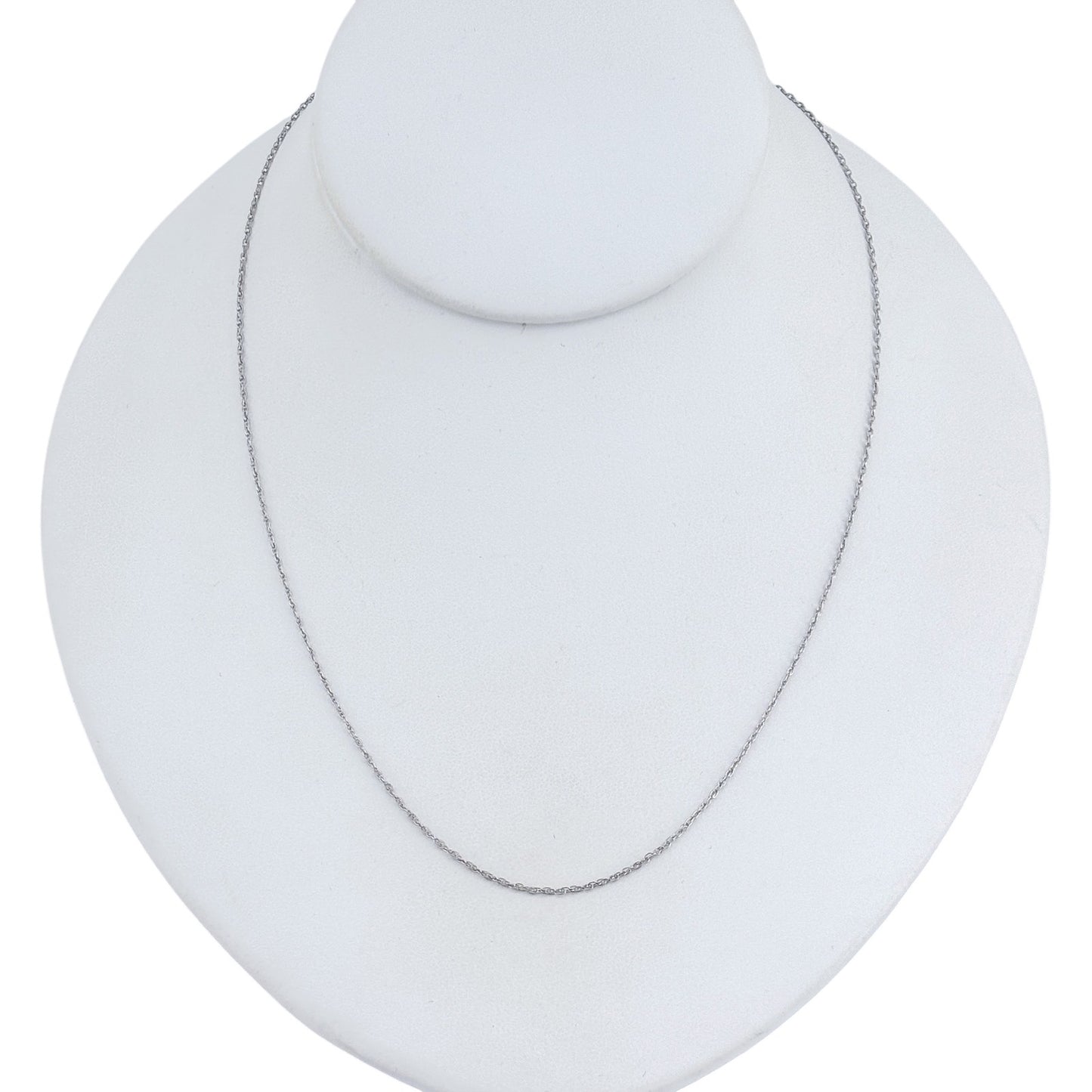 Vintage Sterling Silver 925 Cable Chain Necklace 18"
