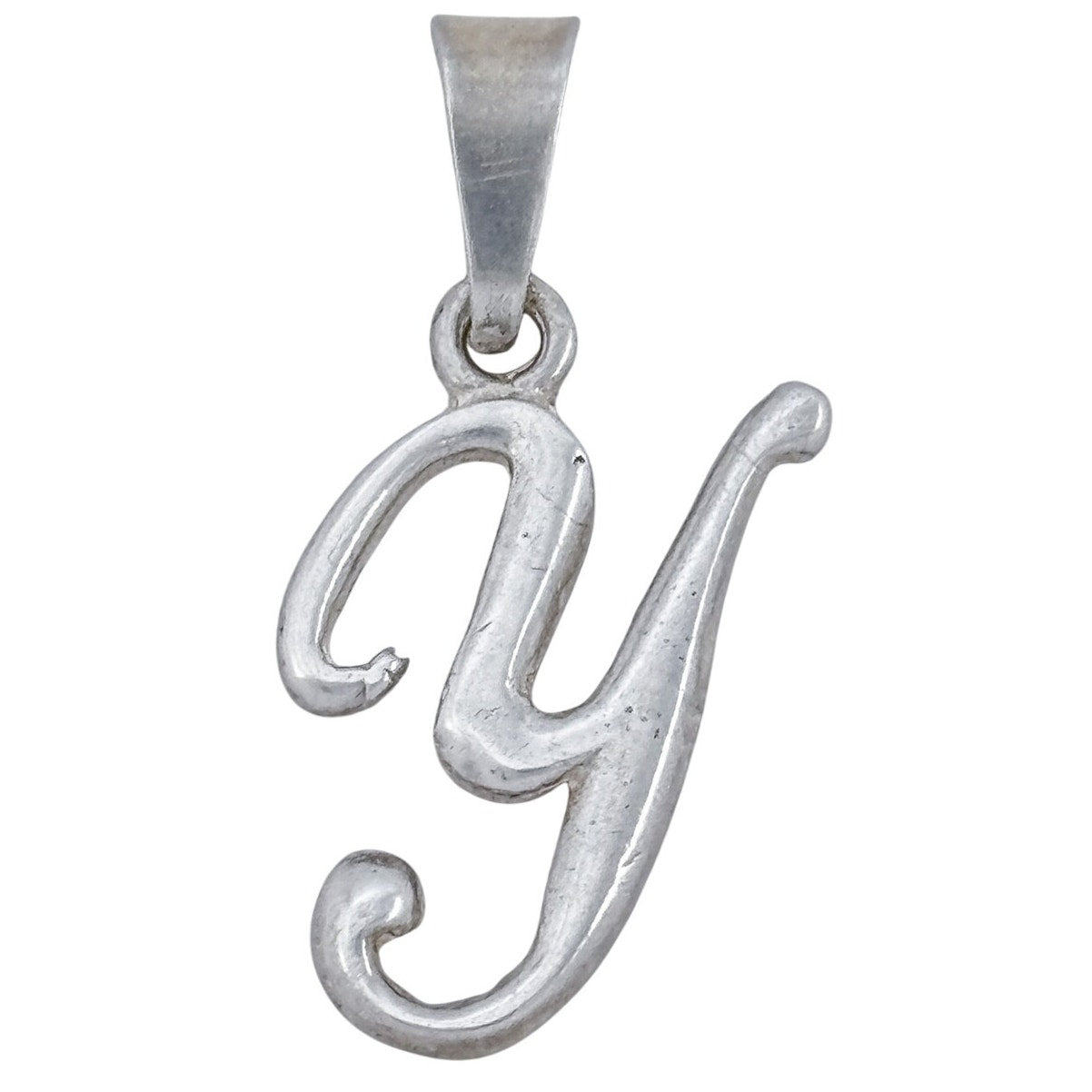 Vintage Mexican Sterling Silver 925 Letter Y Pendant