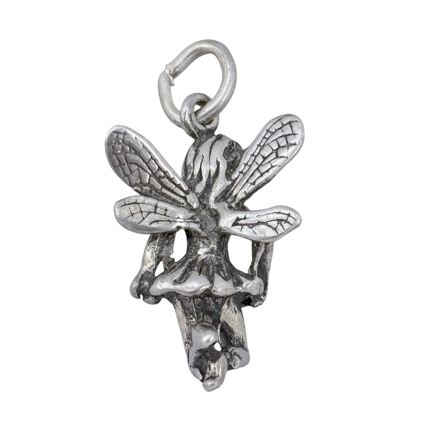 Vintage Sterling Silver 925 Fairy Charm