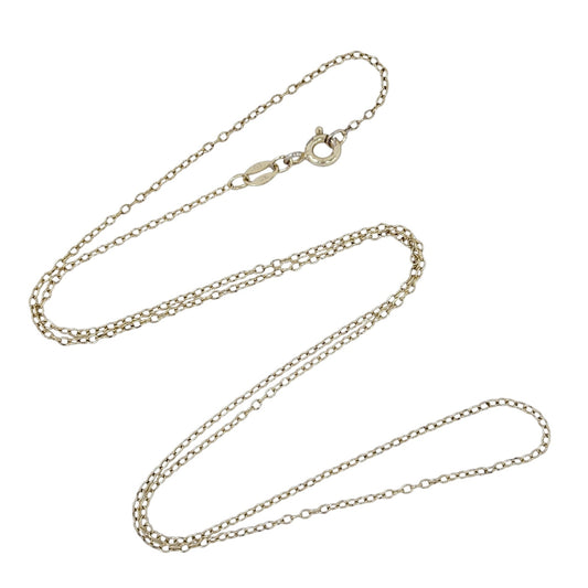 Vintage Gold-Tone Sterling Silver 925 Cable Chain Necklace 19"
